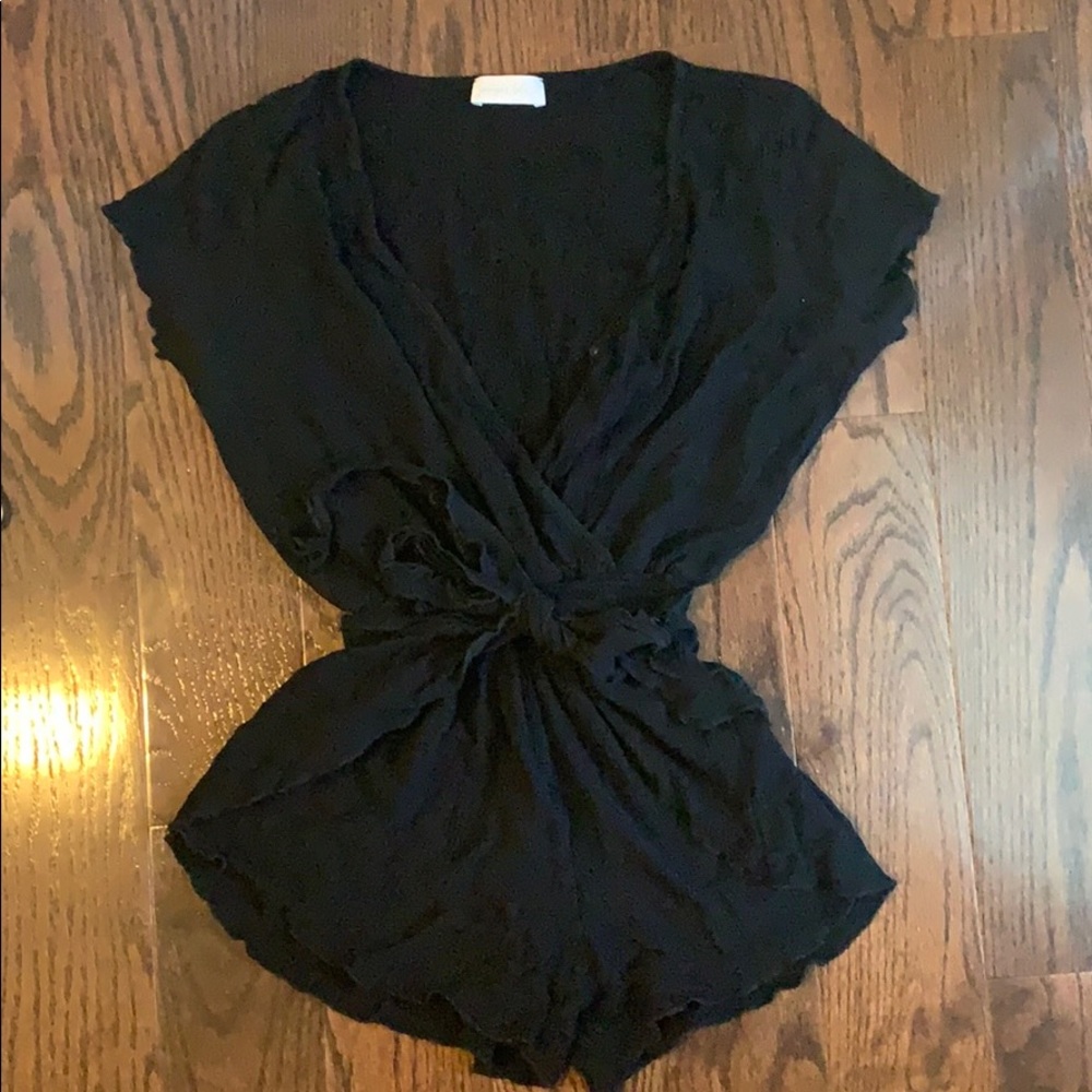 Black romper (WORN ONCE)